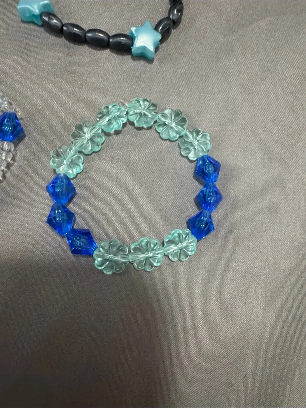 Girls handmade set of 4 bracelets